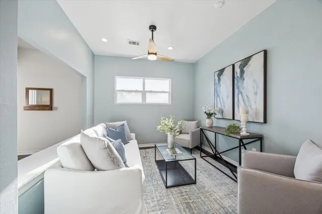 a bedroom with a bed and a walk in closet