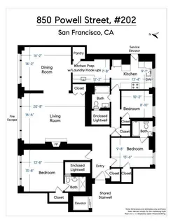 $1,250,000 | 850 Powell Street, Unit 202, San Francisco, CA 94108