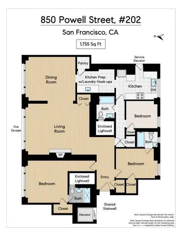 $1,250,000 | 850 Powell Street, Unit 202, San Francisco, CA 94108