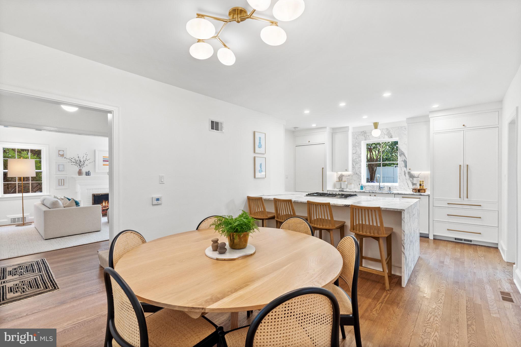 4338 Reno Road Northwest Washington, DC 20008 - Photo 6 of 36 Dining Room & Kitchen