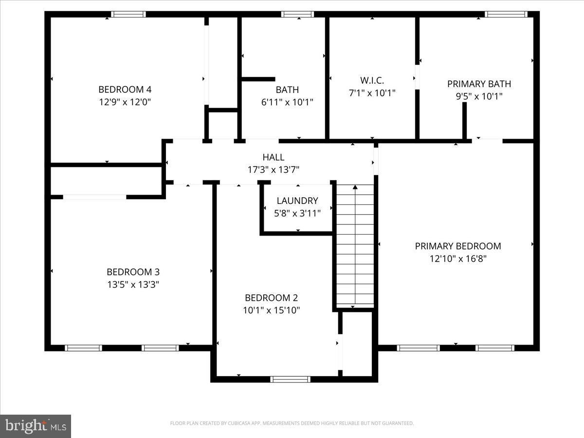 9448 Old Solomons Island Road Owings, MD 20736 - Photo 46 of 49 Upper floor plan