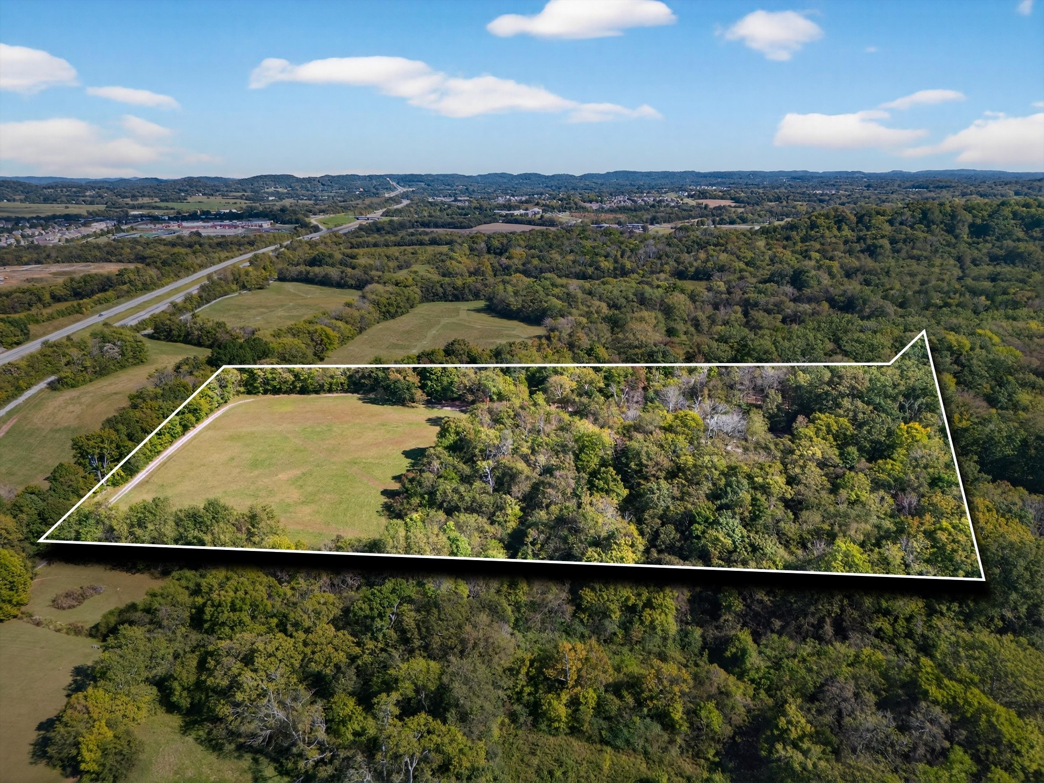 1844 Sedberry Road Thompson's Station, TN 37179 - Photo 25 of 28 an aerial view of a residential houses with outdoor space and swimming pool