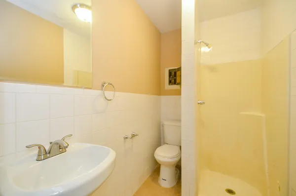 a bathroom with a sink and a toilet