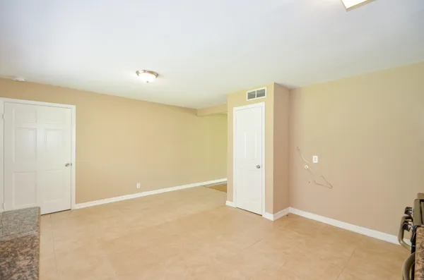 a view of an empty room
