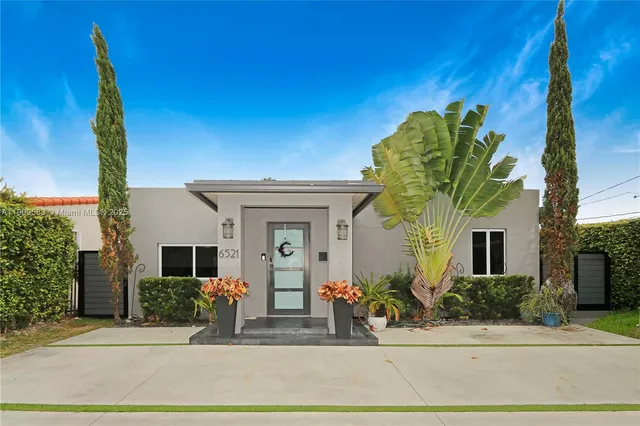 a front view of a house with porch