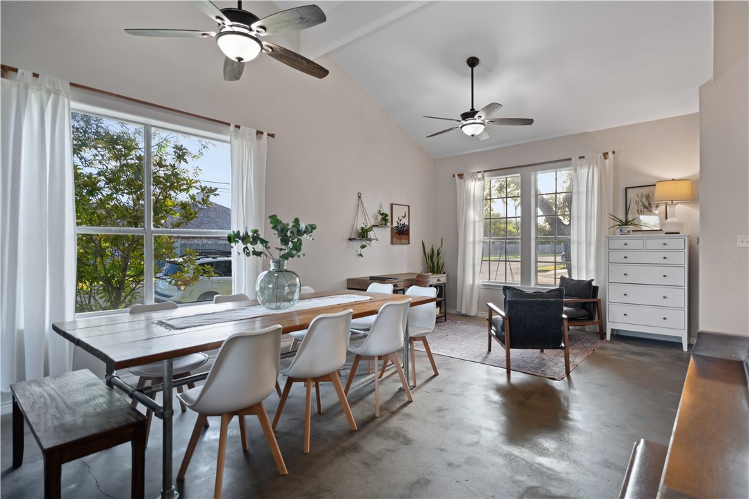 7654 Timber Crest Drive Corpus Christi, TX 78413 - Photo 3 of 35 a dining room with furniture window and wooden floor