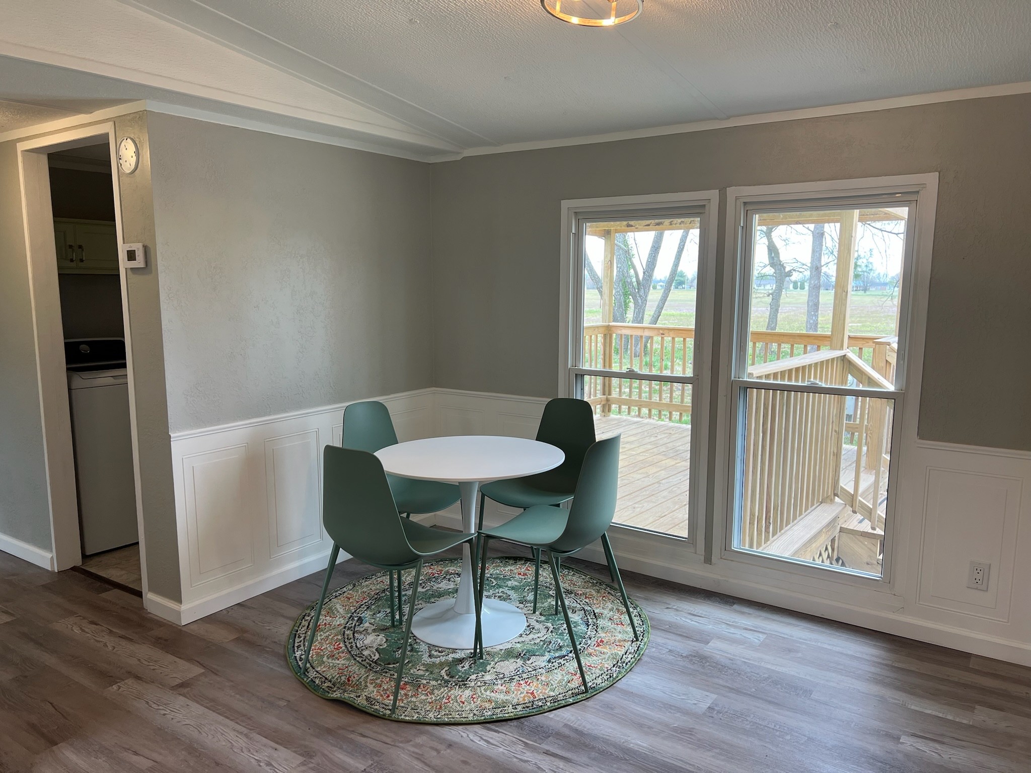 511 Hall-Leffew Road Franklin, KY 42134 - Photo 4 of 26 a view of a dining room with furniture window and wooden floor