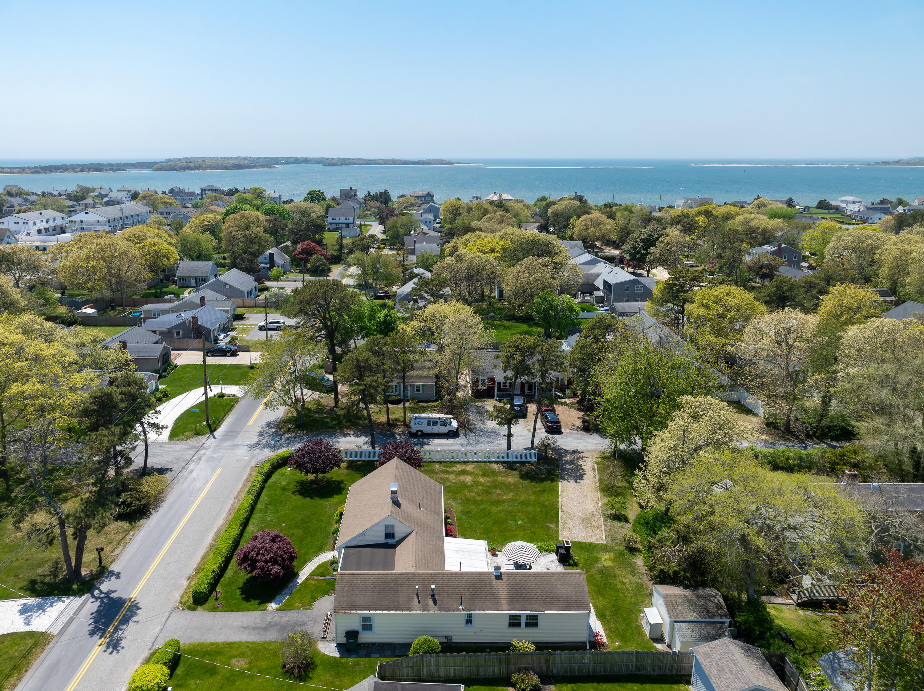 111 Lewis Road West Yarmouth, MA 02673 - Photo 7 of 43 an aerial view of a house with a garden