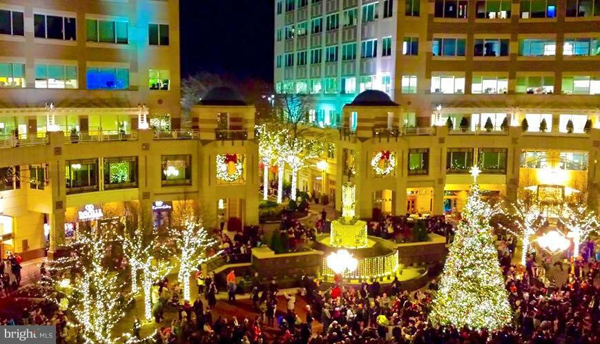 11990 Market Street, Unit 1712 Reston, VA 20190 - Photo 15 of 16 Reston Town Center during the holidays