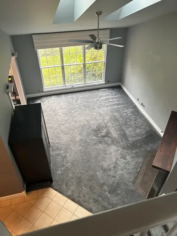 an entryway with a livingroom