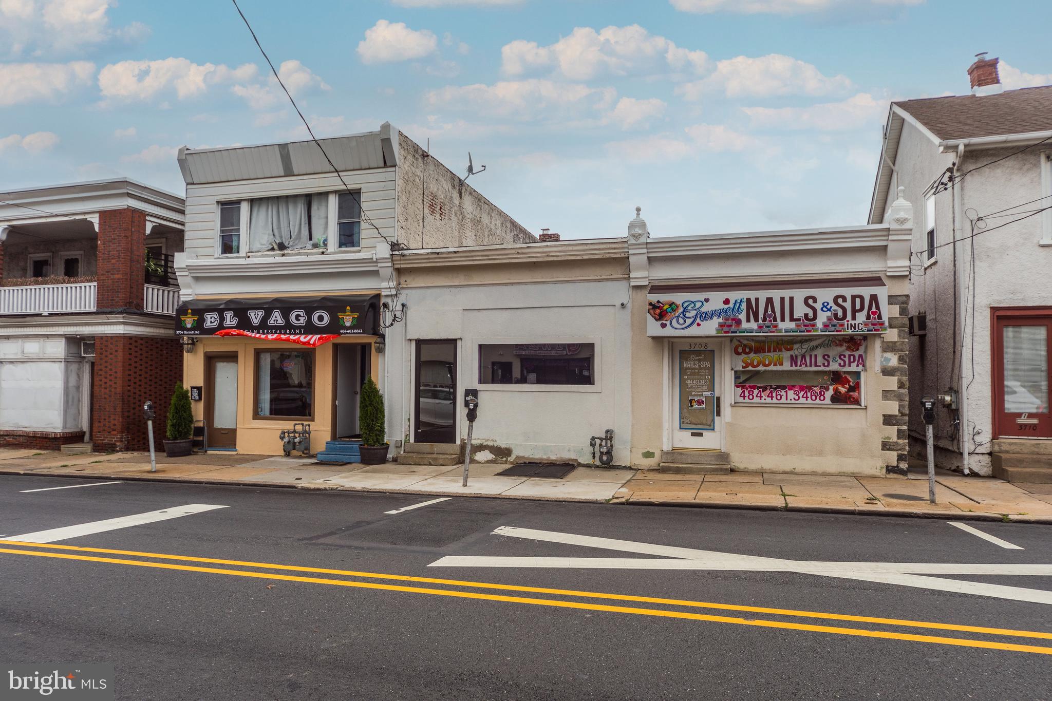 a view of building with street