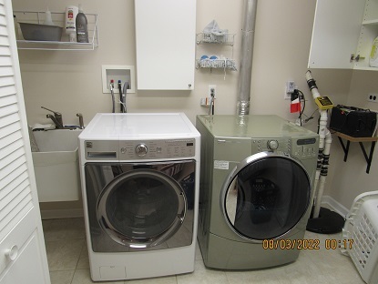 17638 Wright Street Lansing, IL 60438 - Photo 28 of 30 a utility room with sink dryer and washer