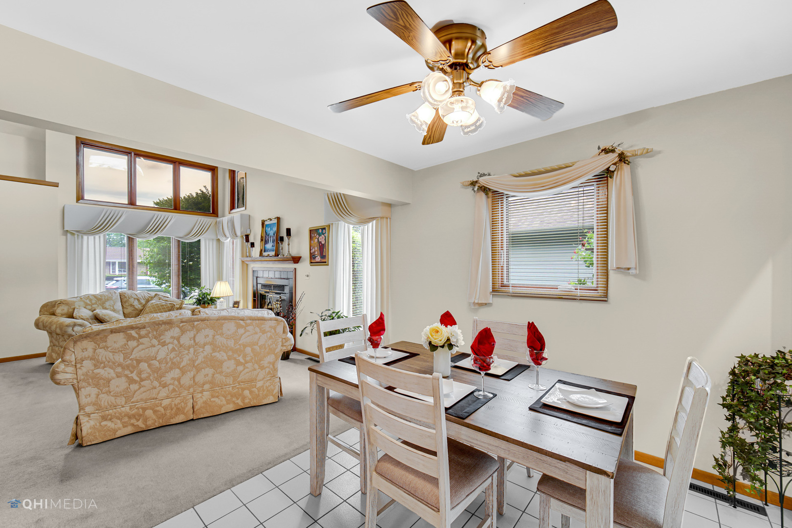 17638 Wright Street Lansing, IL 60438 - Photo 8 of 30 a living room with furniture and a chandelier
