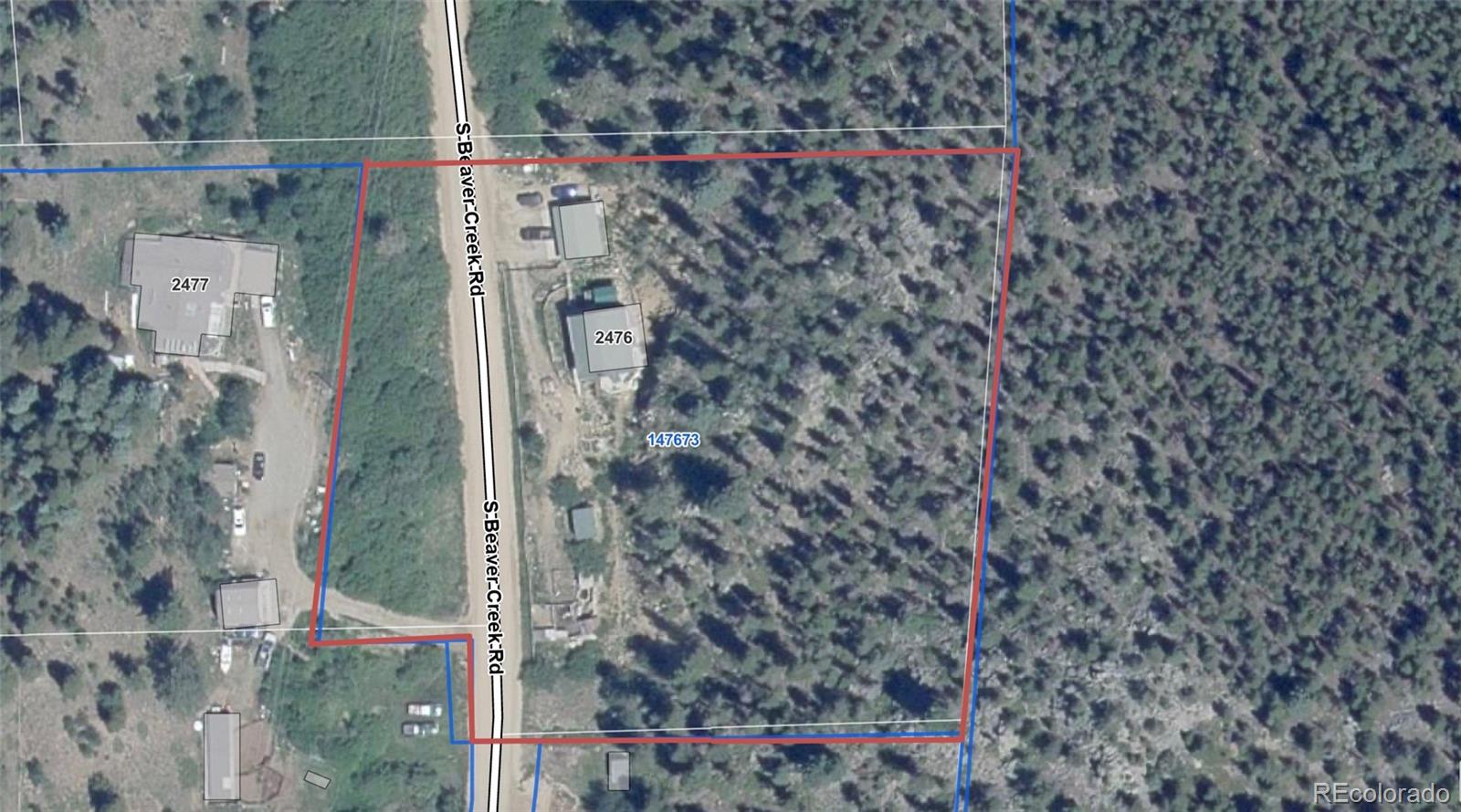 2476 South Beaver Creek Road Black Hawk, CO 80422 - Photo 2 of 21 a bird view of a house