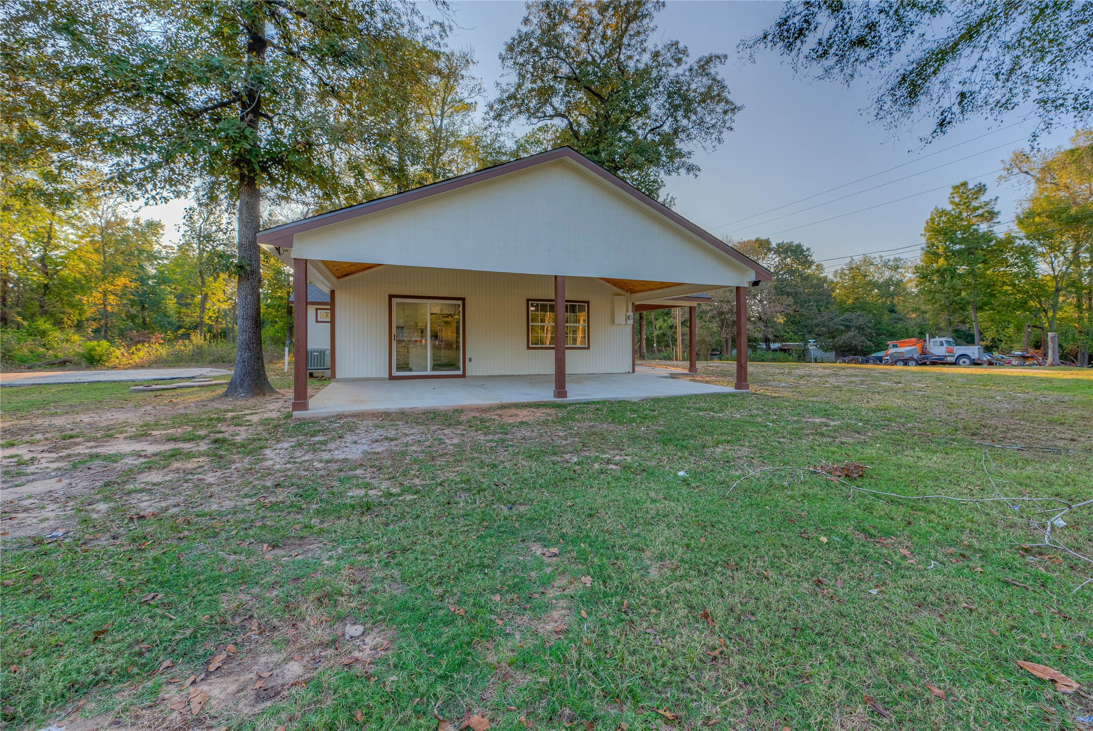 388 Sunrise Wood Road Goodrich, TX 77335 - Photo 20 of 33 a view of a house with yard and tree s