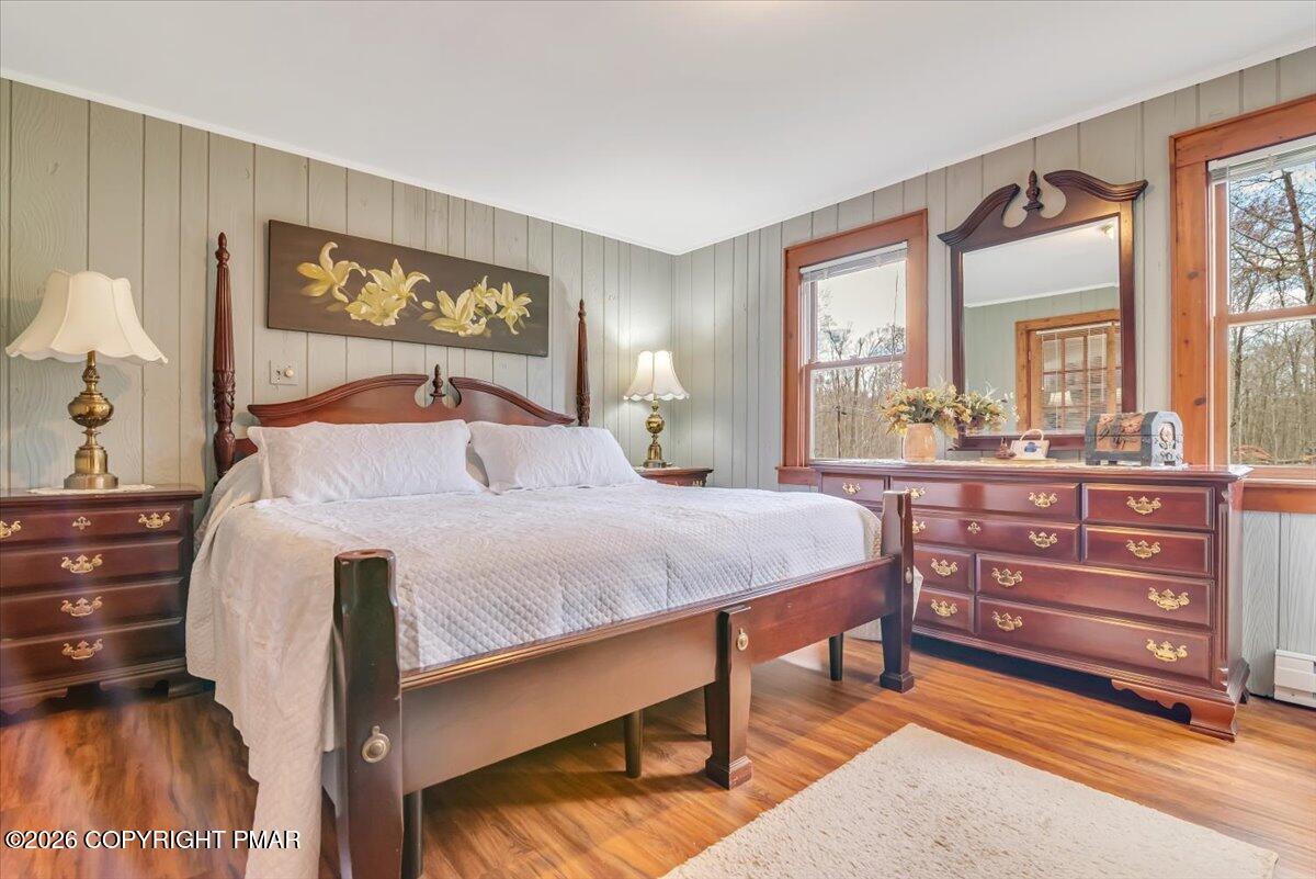 253 Thomas Road Blakeslee, PA 18610 - Photo 28 of 63 a bedroom with a bed and a dresser in it