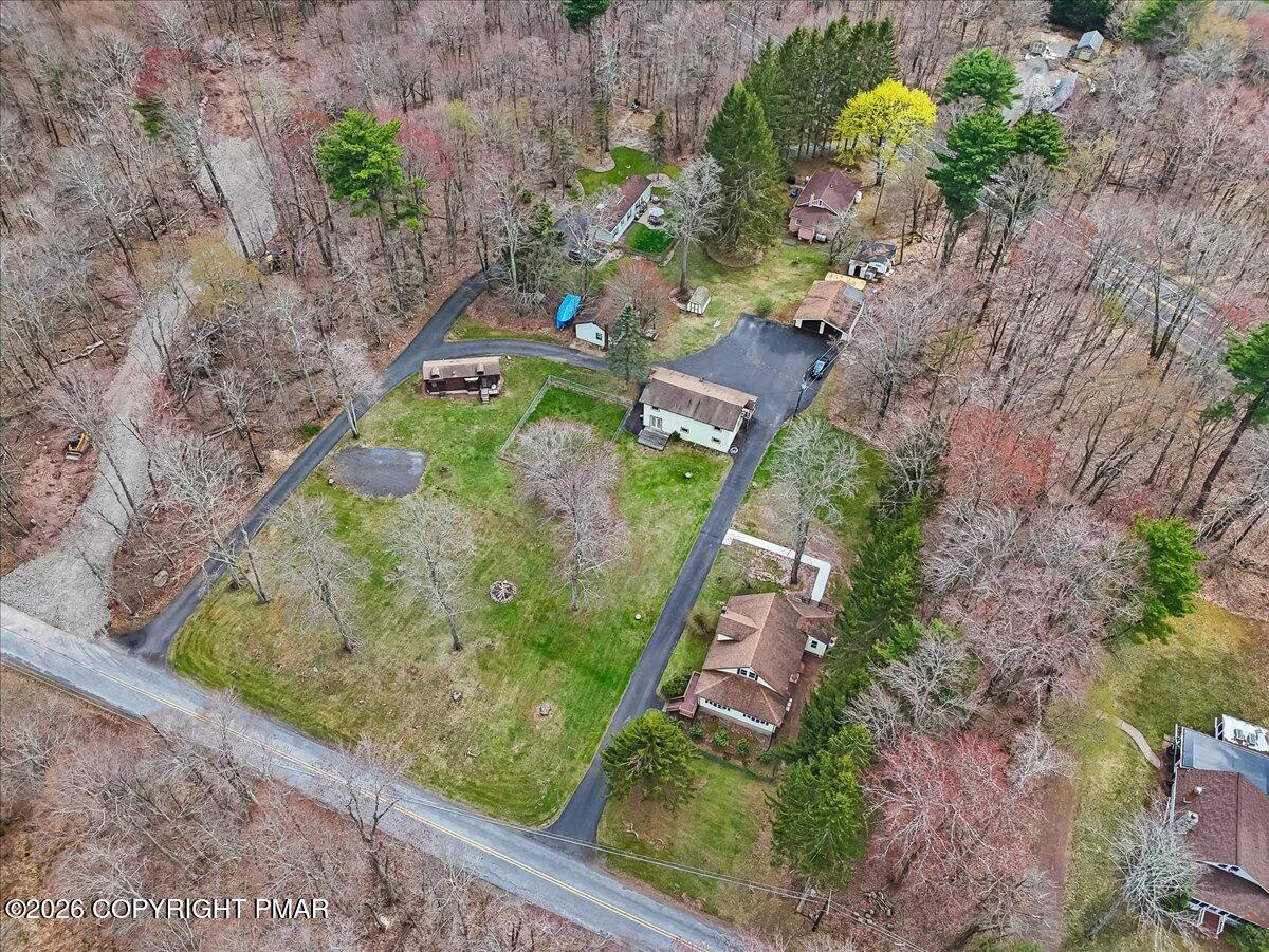 253 Thomas Road Blakeslee, PA 18610 - Photo 9 of 63 Arial View of the 3 Builidngs