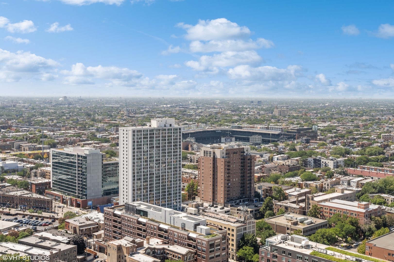 655 West Irving Park Road, Unit 3707 Chicago, IL 60613 - Photo 11 of 13 an aerial view of city