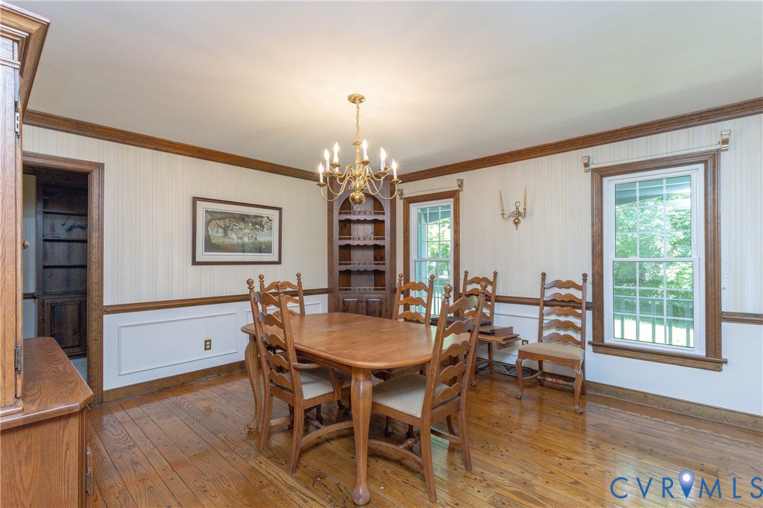 14500 Happy Hill Road Chester, VA 23831 - Photo 7 of 50 formal Dining room with built in cabinet