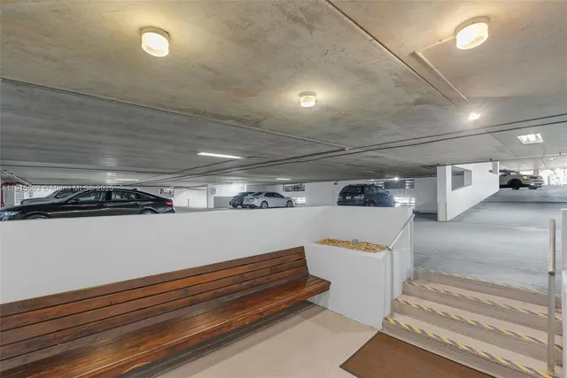 a view of a city with tall buildings