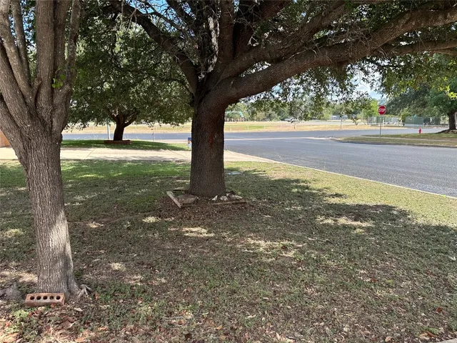 a view of outdoor space with deck and tree