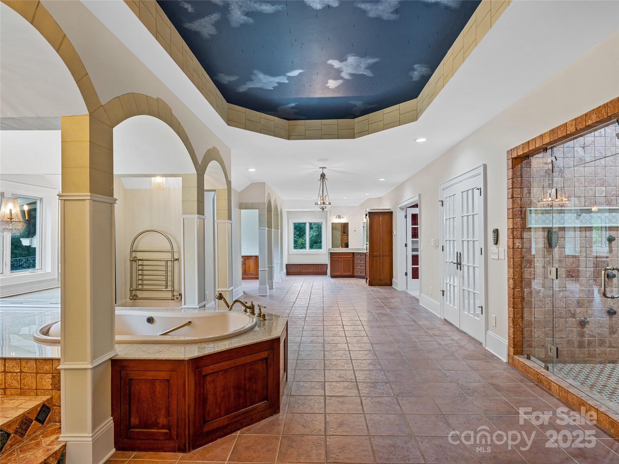 1090 Pearidge Road Bostic, NC 28018 - Photo 26 of 47 a bathroom with a double vanity sink and a mirror