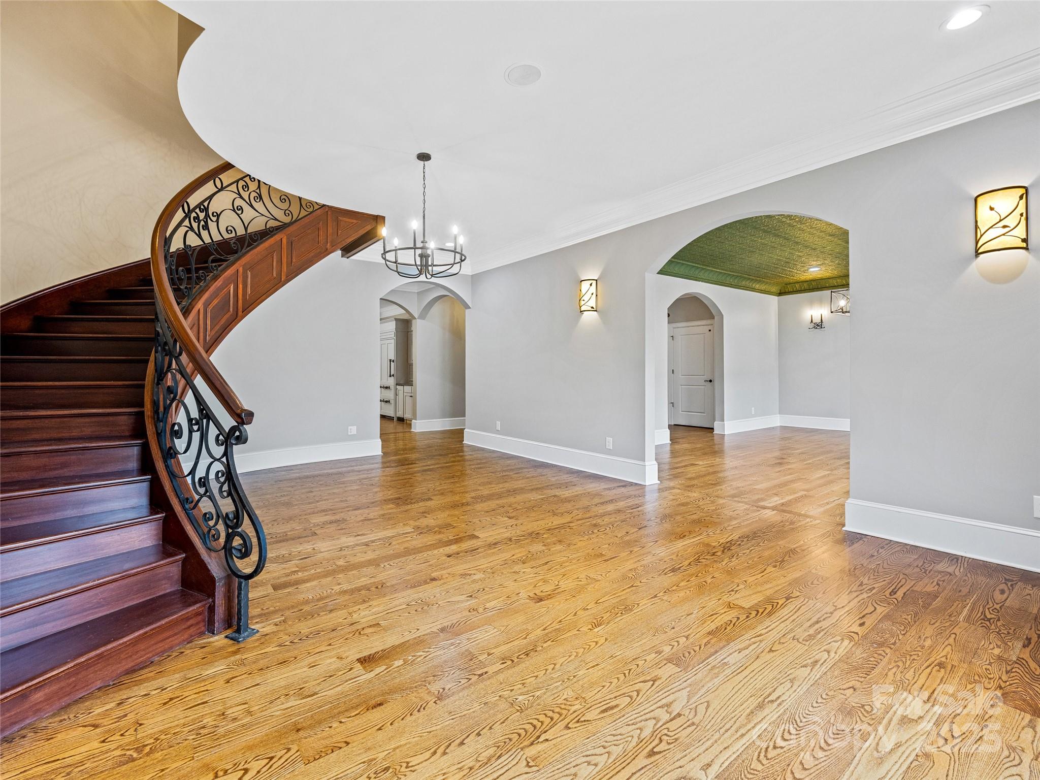 1090 Pearidge Road Bostic, NC 28018 - Photo 5 of 47 a view of entryway and hall with wooden floor