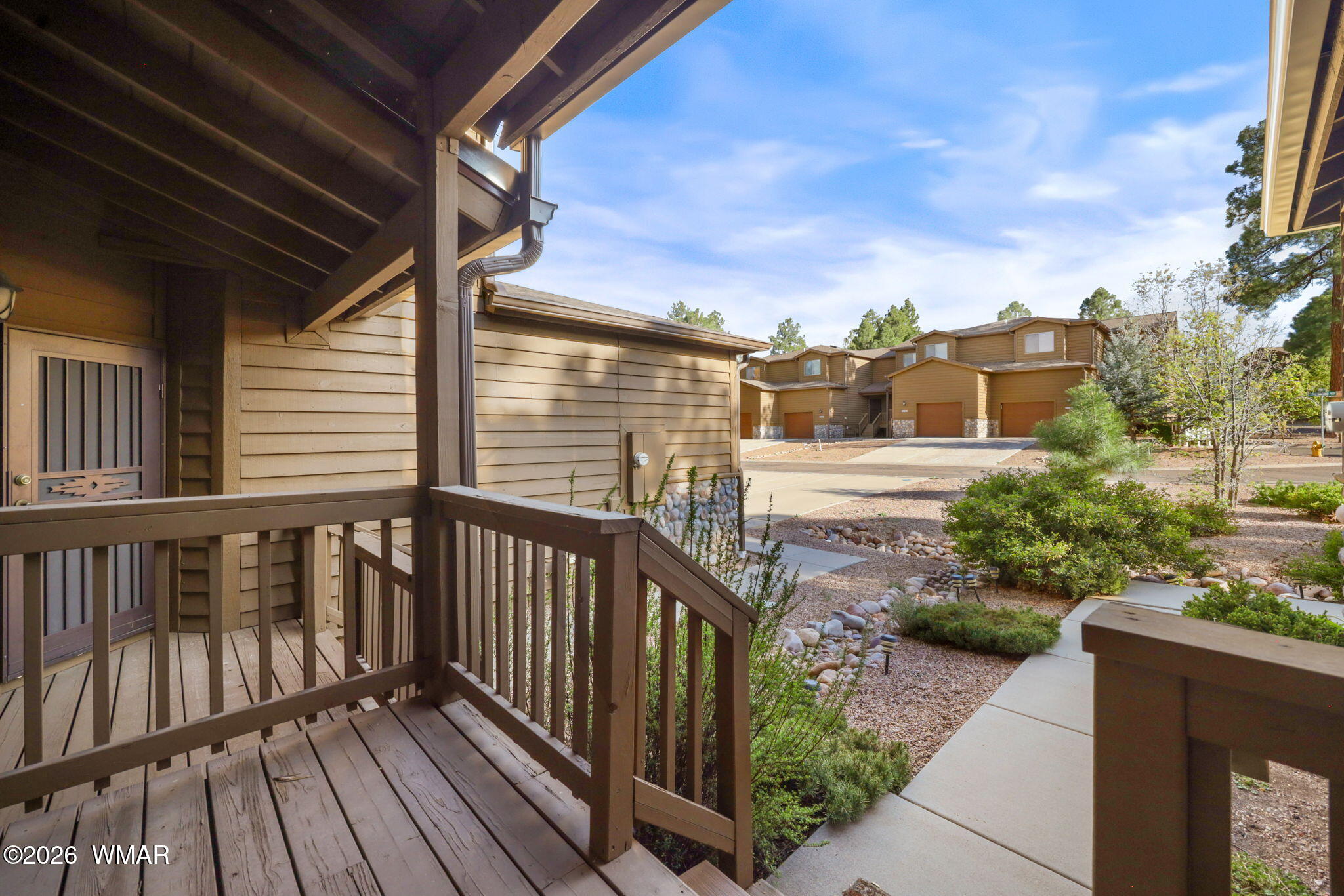 6998 Starlight Ridge Road, Unit LOT 36 Lakeside, AZ 85929 - Photo 15 of 27 a view of a balcony with wooden floor