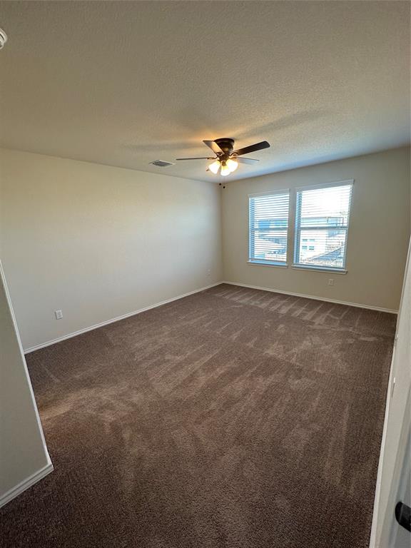 148 Prairie Falcon Way Leander, TX 78641 - Photo 8 of 19 an empty room with windows and ceiling fan
