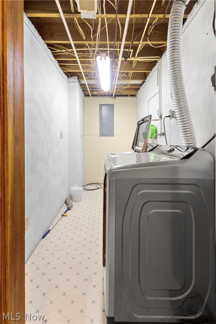 140 Iris Lane Colliers, WV 26035 - Photo 43 of 47 Laundry area featuring separate washer and dryer and electric panel