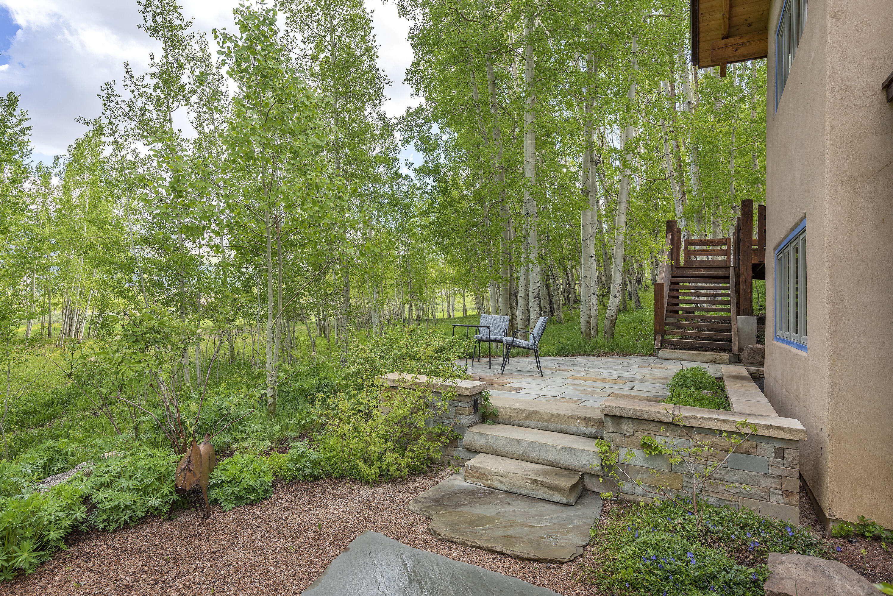 150 Fox Farm Road Telluride, CO 81435 - Photo 56 of 69 Steps to North facing patio, upper deck