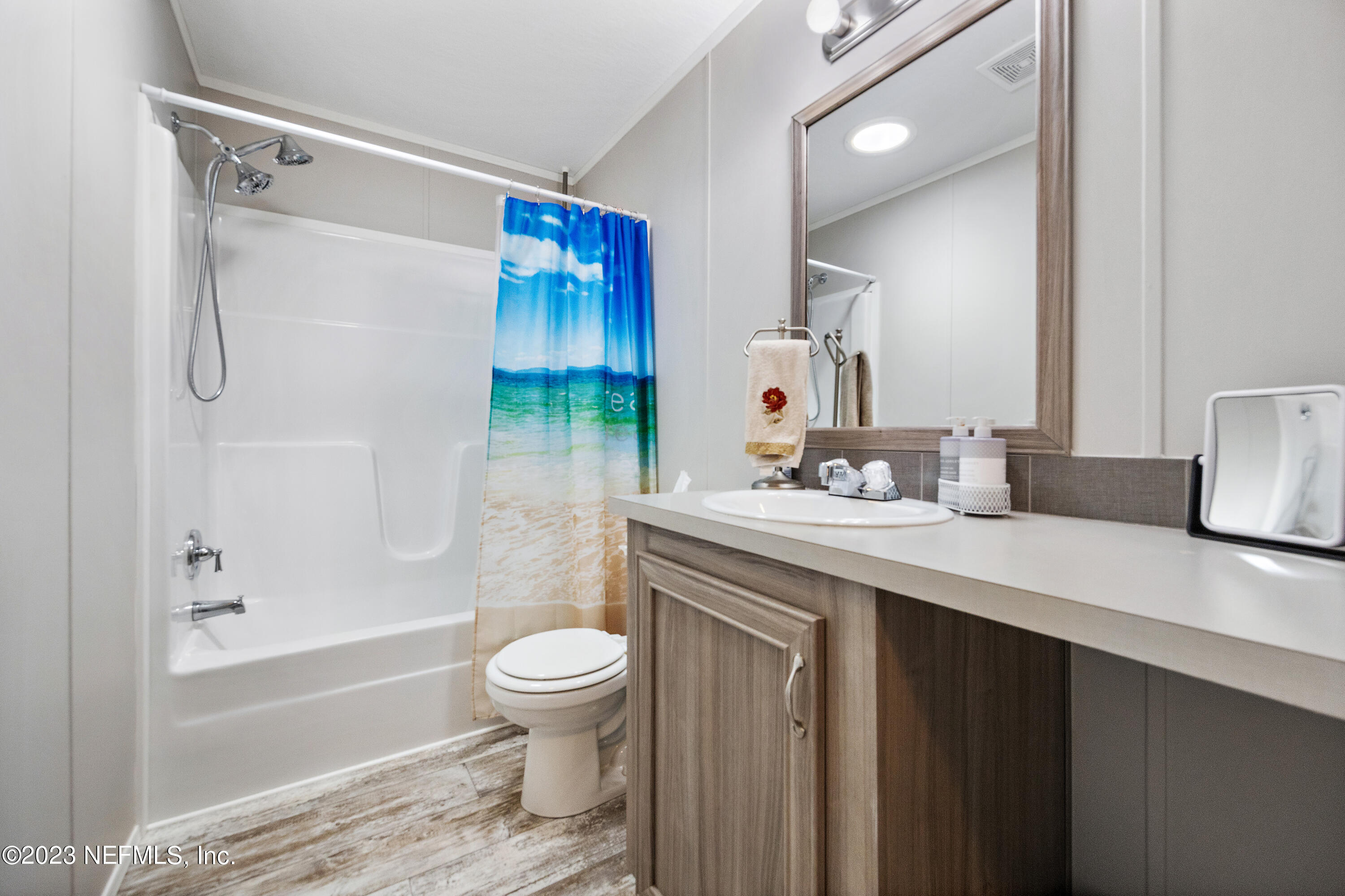 117 Riverside Avenue Satsuma, FL 32189 - Photo 15 of 24 a bathroom with a sink a toilet and shower