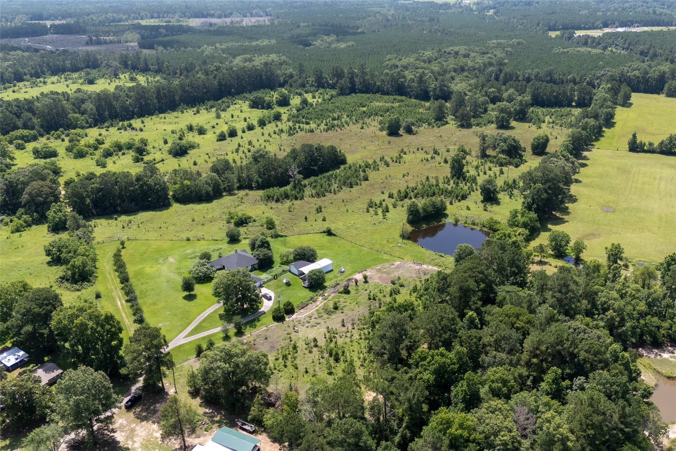 0 R L R L Moffett Street Goodrich, TX 77335 - Photo 17 of 17 a view of a garden with a lot of plants and trees all around