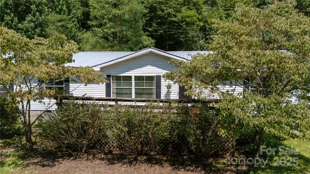 a house with lots of trees