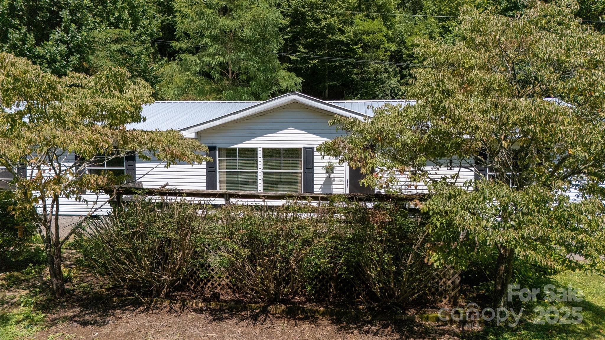 614 Upper Doe Bag Road Green Mountain, NC 28740 - Photo 3 of 44 a house with lots of trees