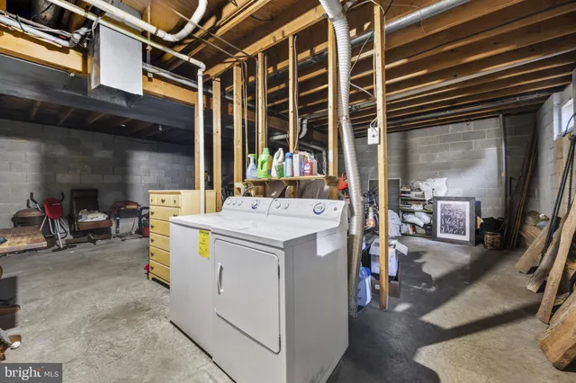 a view of a storage & utility room