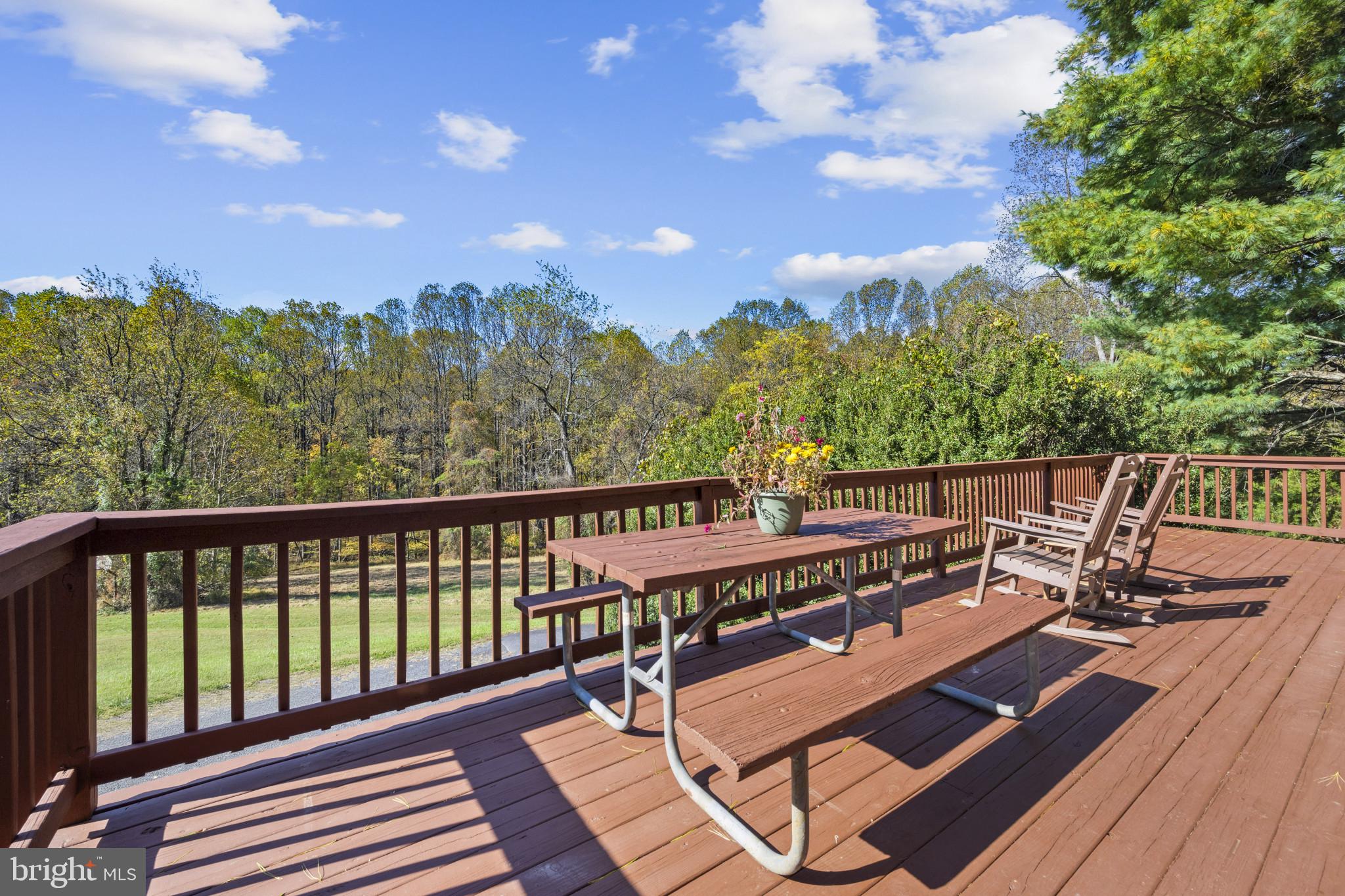 18151 New Cut Road Mount Airy, MD 21771 - Photo 33 of 49 Wraparound Deck Mountainous Wooded Views