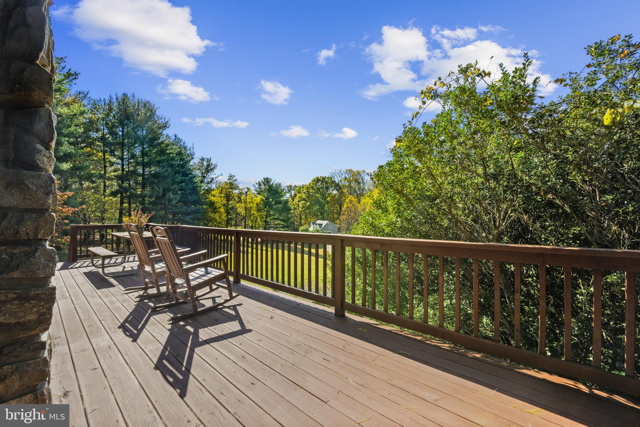 18151 New Cut Road Mount Airy, MD 21771 - Photo 34 of 49 Wraparound Deck Mountainous Wooded Views /