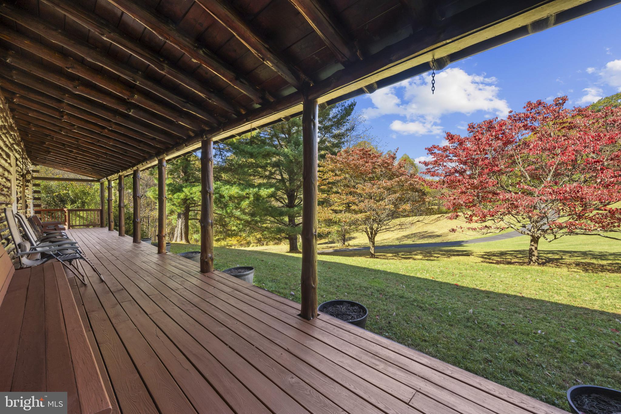 18151 New Cut Road Mount Airy, MD 21771 - Photo 37 of 49 Front Porch Woods / Pasture View / Refinished Deck