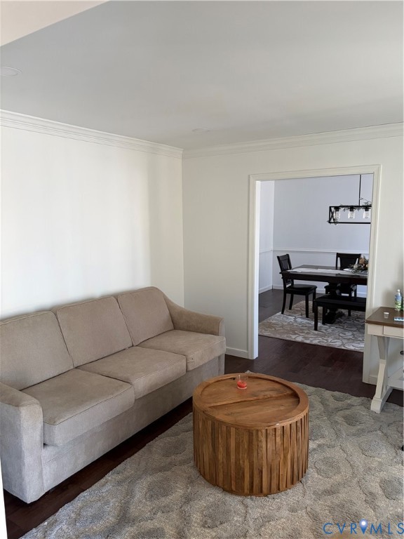 4603 Edenton Place Chester, VA 23831 - Photo 4 of 8 a living room with furniture and a wooden floor