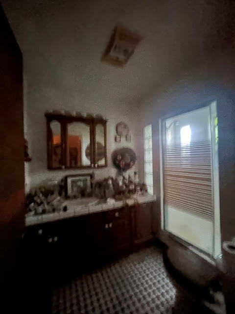 907 Virginia Street Key West, FL 33040 - Photo 13 of 19 a bathroom with a sink vanity and a mirror