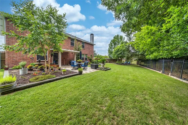 a view of a lake with a house