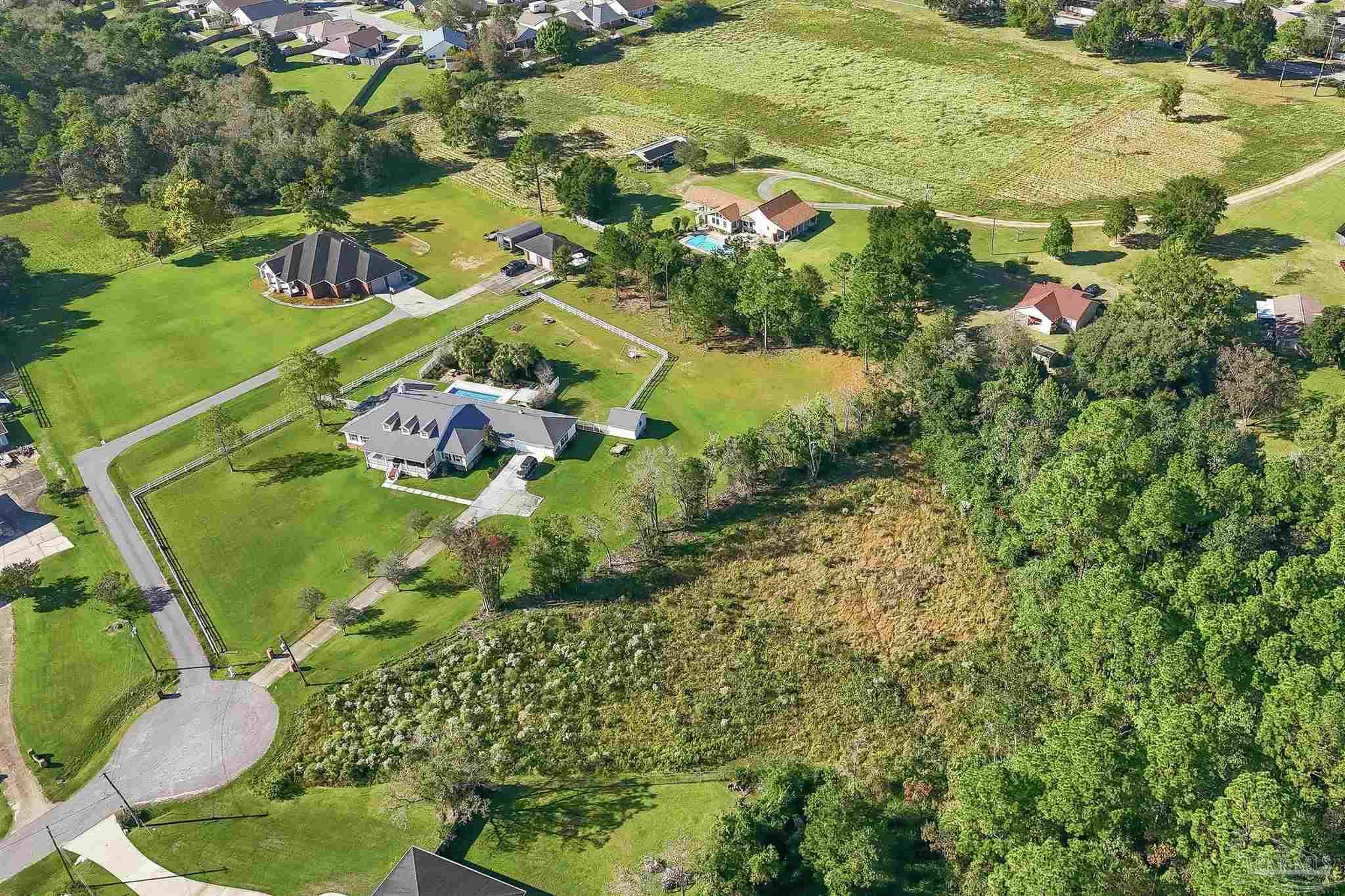 1950 Meander Circle Cantonment, FL 32533 - Photo 4 of 6 an aerial view of a house with a yard