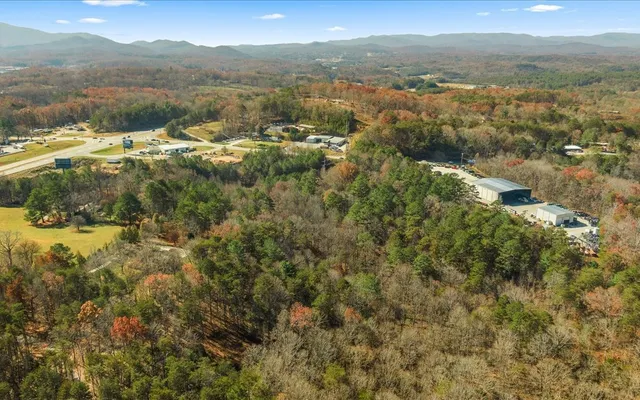 a view of lake and mountain