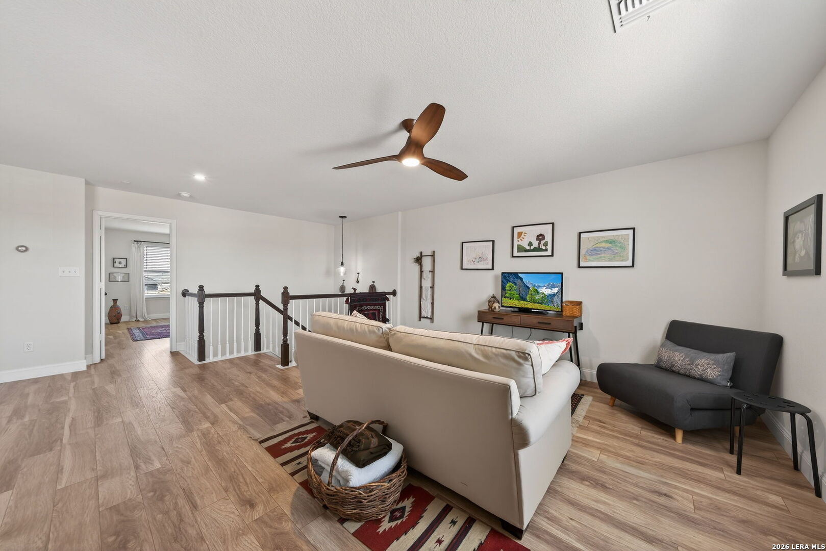 613 Whitman Avenue Georgetown, TX 78626 - Photo 14 of 24 a living room with furniture and kitchen view