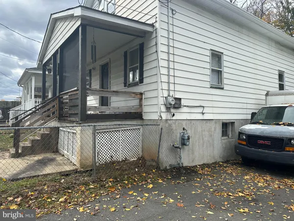 a view of a house with a balcony