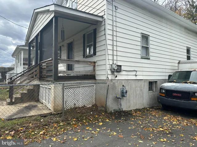 a view of a house with a balcony