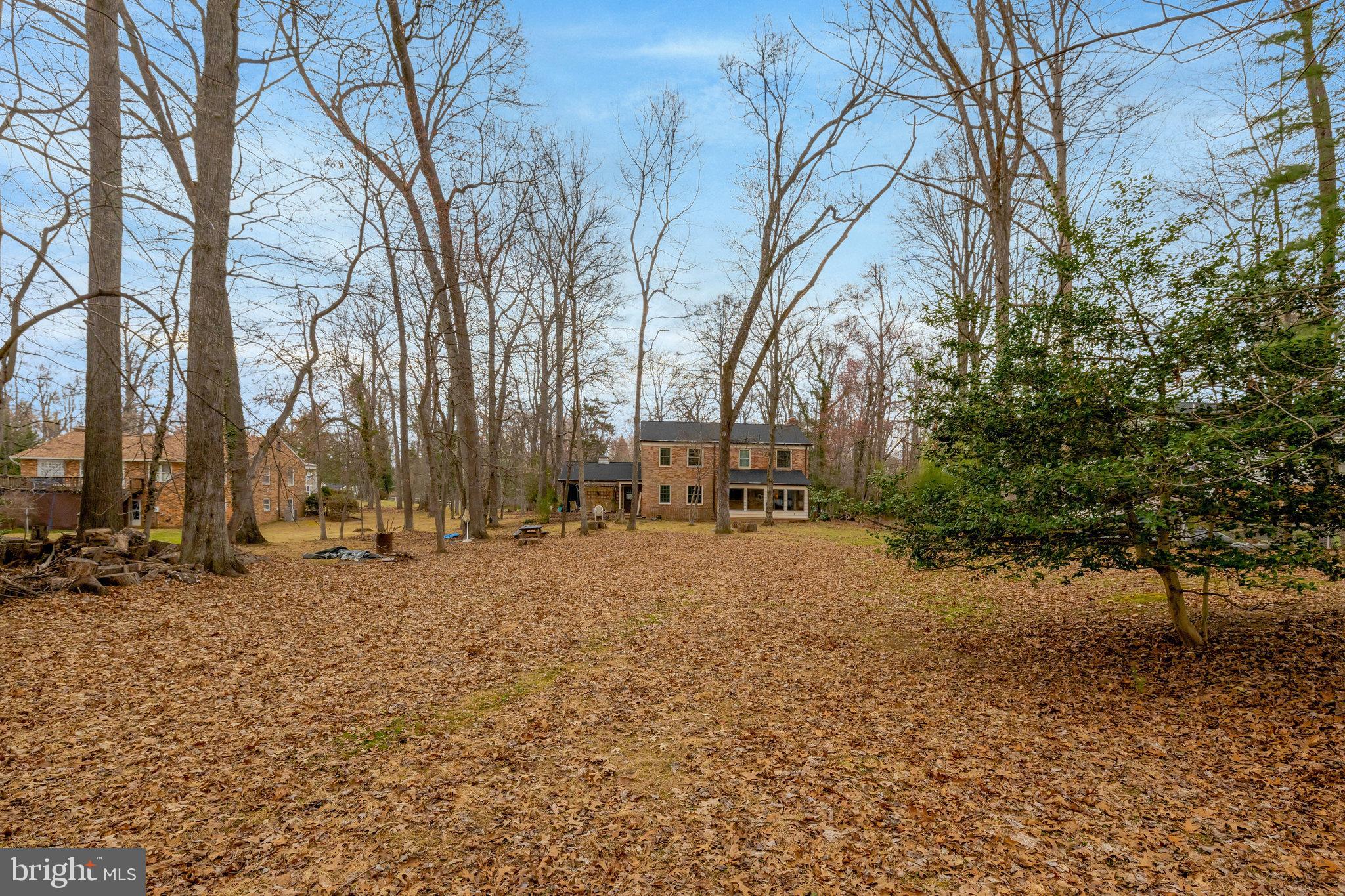 11332 Vale Road Oakton, VA 22124 - Photo 49 of 52 a backyard of a house with a large tree