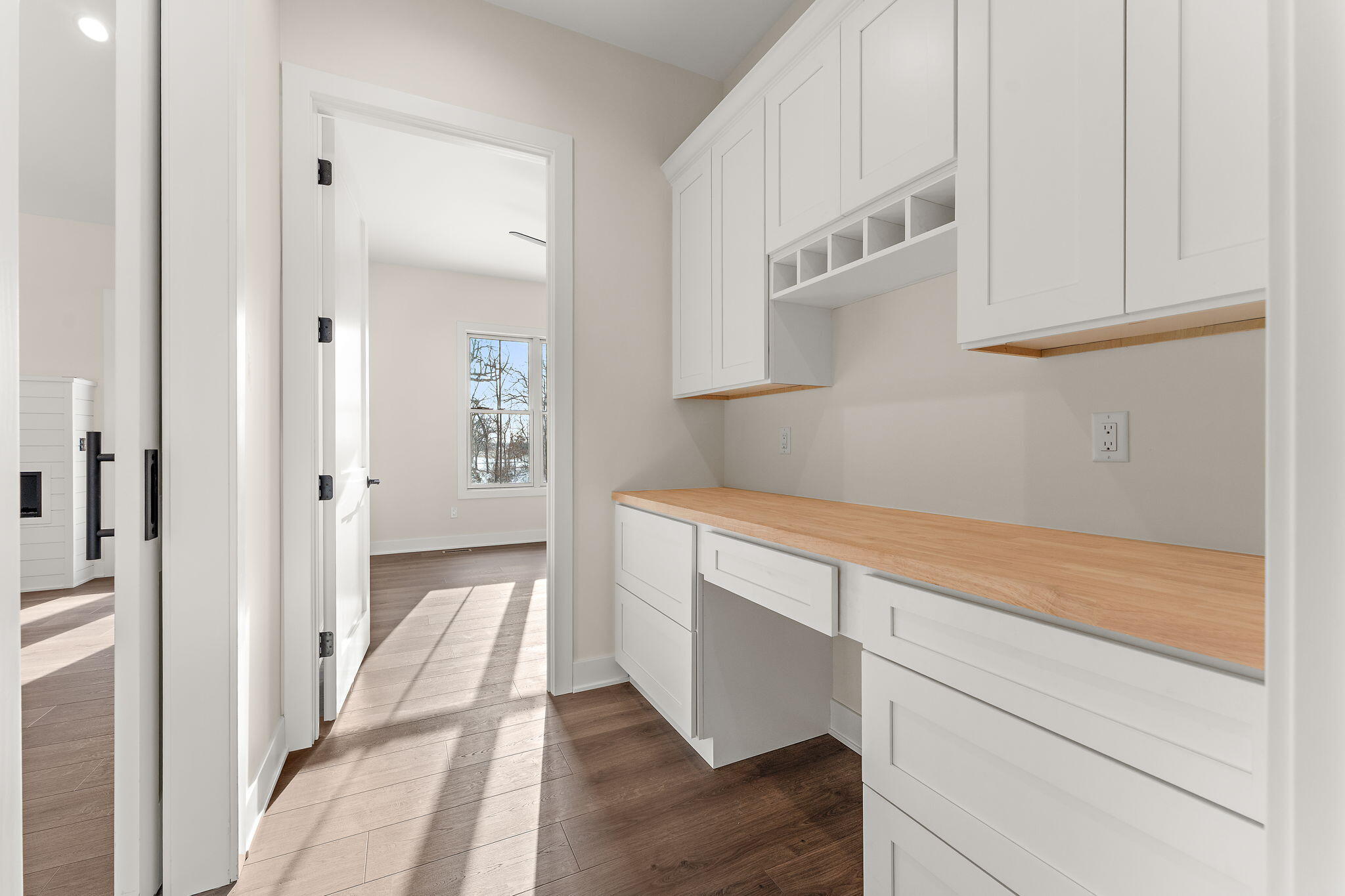 16669 Noble Street Lowell, IN 46356 - Photo 29 of 55 a view of cabinets with wooden floor
