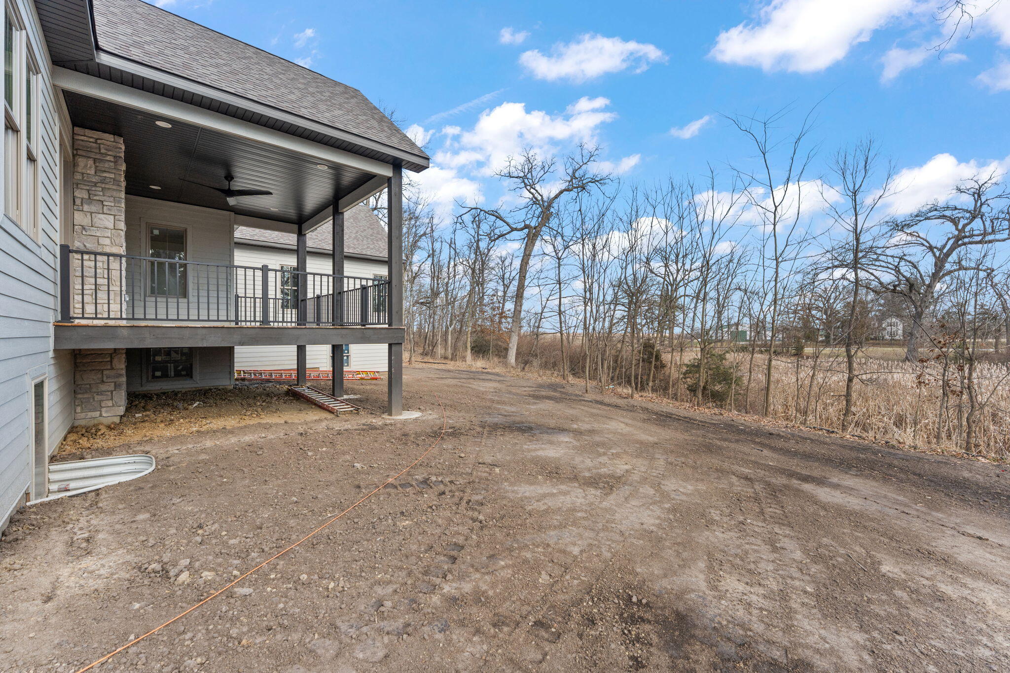 16669 Noble Street Lowell, IN 46356 - Photo 52 of 55 a view of a backyard of the house